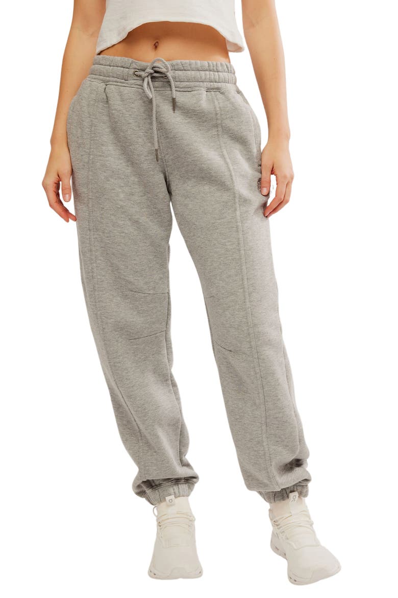 FP Movement Sprint to the Finish Seamed Sweatpants, Main, color, HEATHER GREY