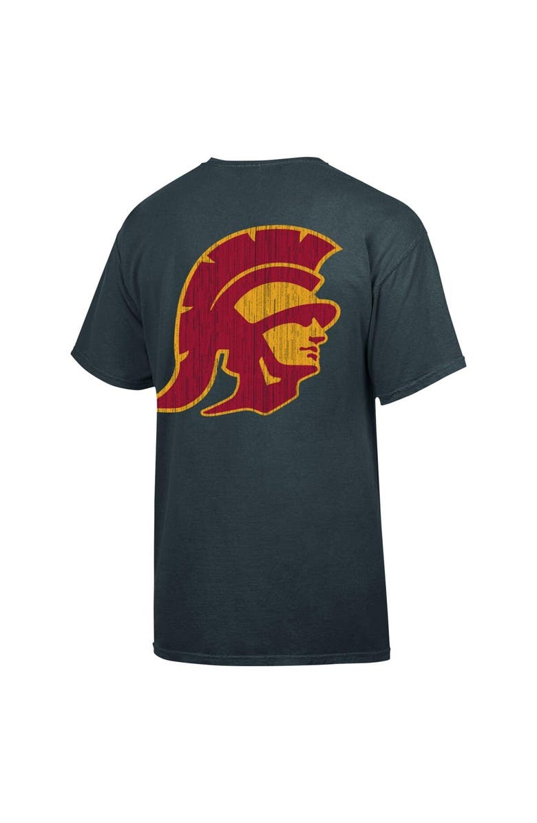 Comfort Wash Men's Comfort Wash Charcoal USC Trojans Vintage Logo T-Shirt, Alternate, color,