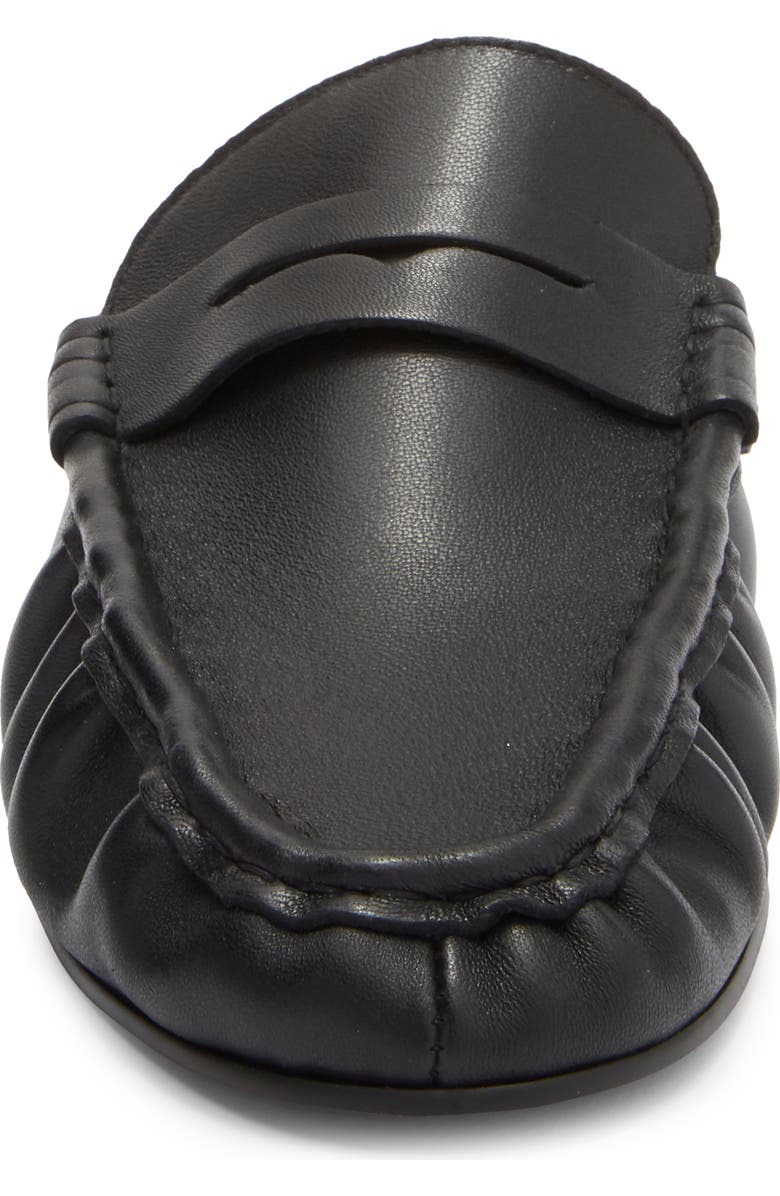 Steve Madden Rafe Loafer Mule, Alternate, color, Black Leather