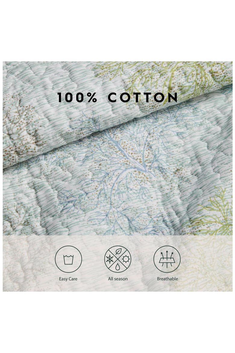 Saltwater Quilt Set, Alternate, color, BLUE/ GREY MULTI