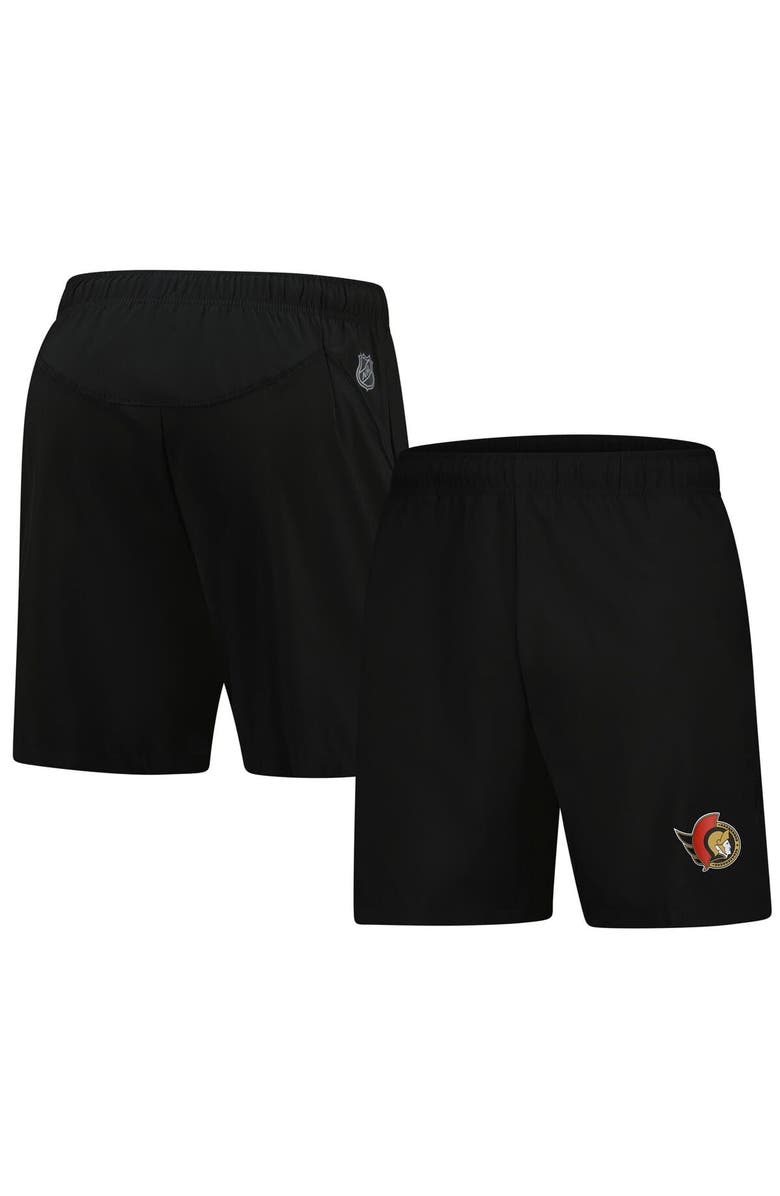FANATICS Men's Fanatics  Black Ottawa Senators Tech Training Shorts, Alternate, color, Black