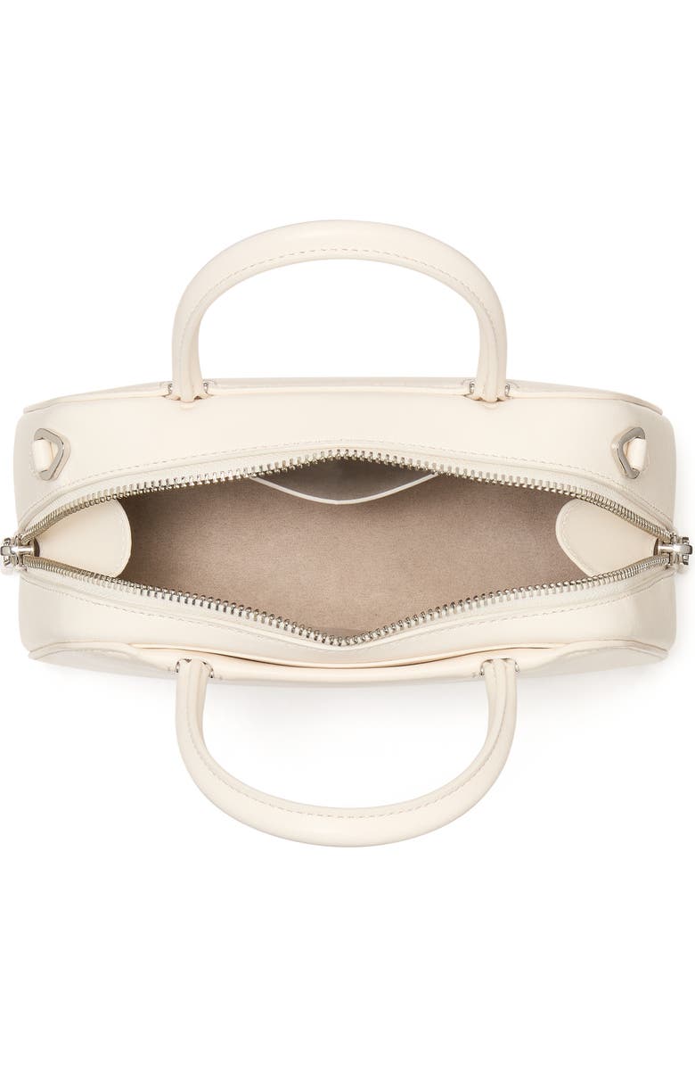 Kate Spade New York mini grace fine grain leather top handle bag, Alternate, color, Cream