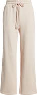 Caslon® Cotton Blend French Terry Drawstring Pants