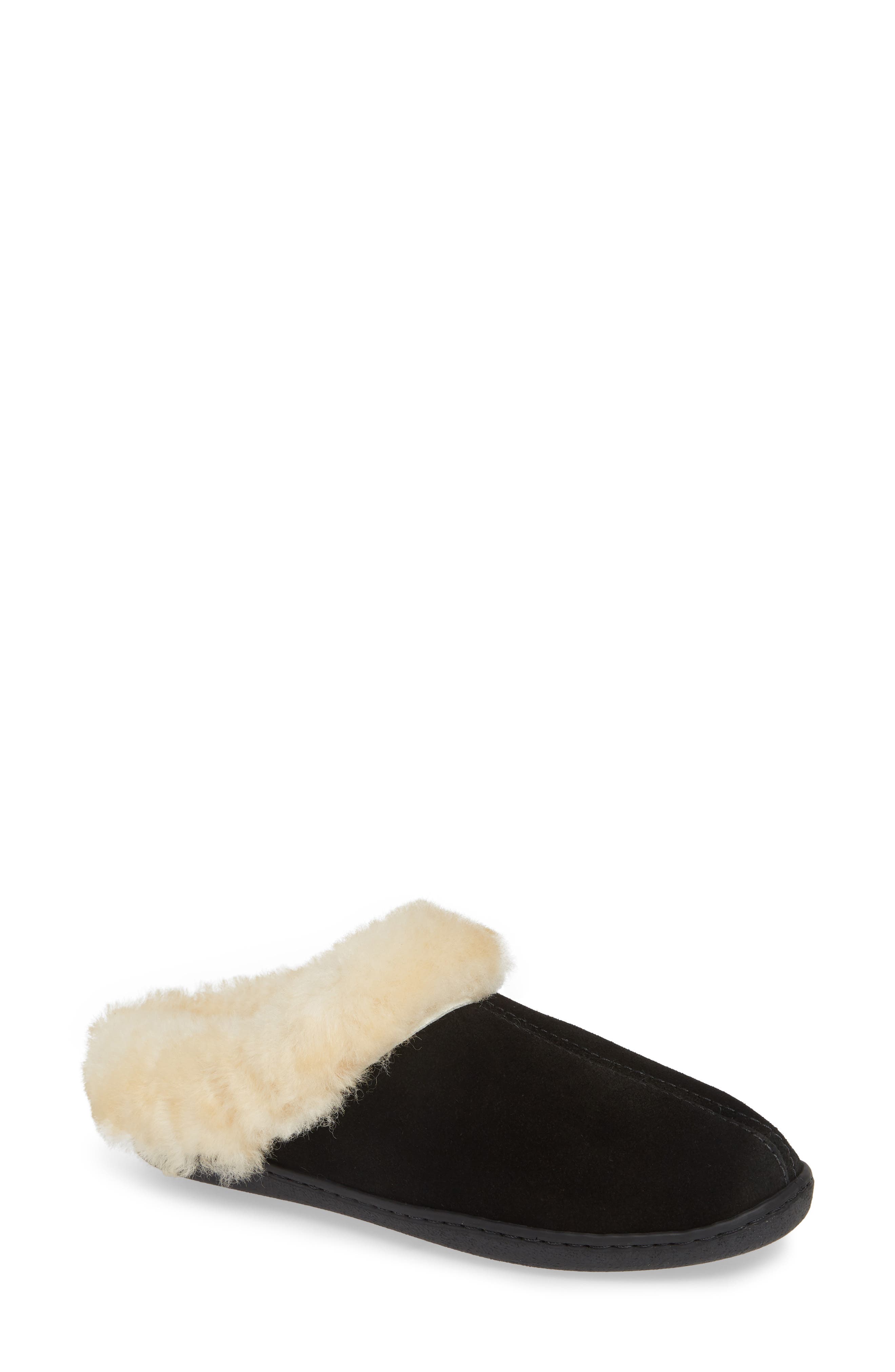 Minnetonka Sheepskin Mule Slipper, Main, color, 