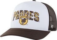 '47 Men's '47 Brown San Diego Padres Retro Region Foam Trucker Adjustable Hat