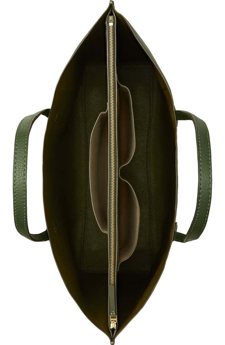 Tory Burch Perry Triple Compartment Leather Tote, Alternate, color,