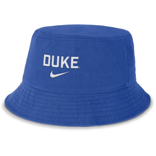 Nike Royal Duke Blue Devils Apex Primetime Bucket Hat In Blue