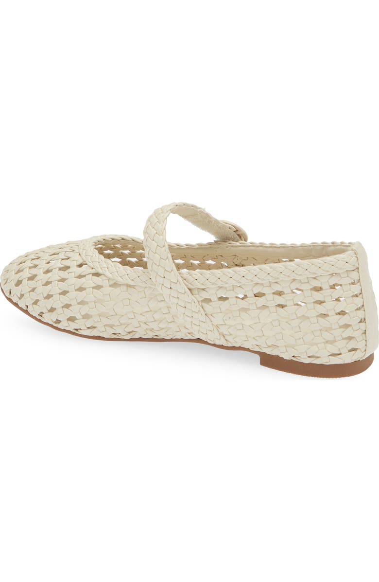 Nordstrom Kids' Addyson Woven Flat, Alternate, color, Ivory