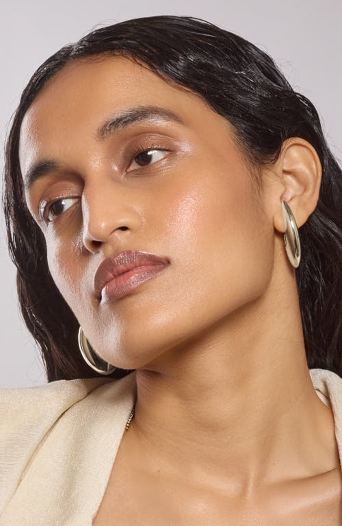 Lady Grey Demi Hoop Earrings