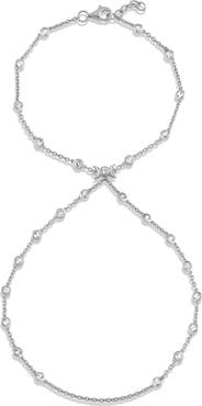 Awe Inspired Triple Moon Hand Chain