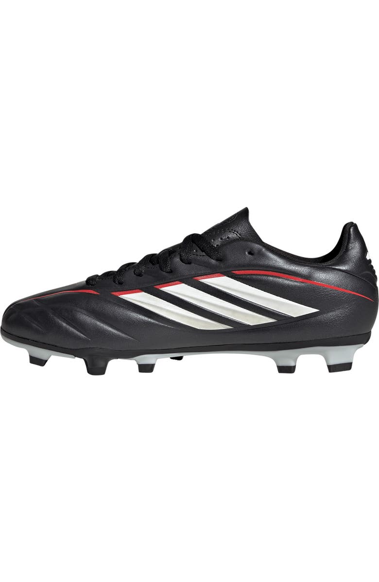 adidas Kids' Copa Pure IV Club Firm Ground Soccer Cleat, Alternate, color, Black/ White/ Lucid Red