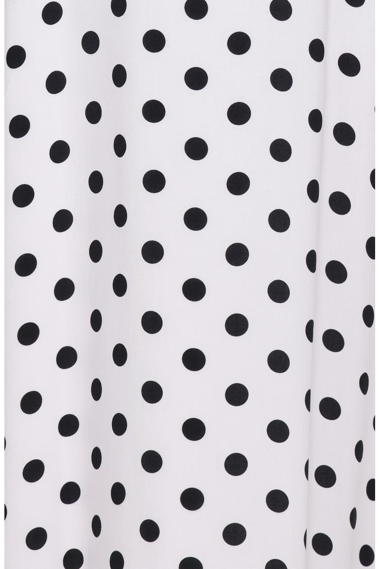 Virgo Polka Dot Maxi Dress, Alternate, color, WHITE POLKA DOT