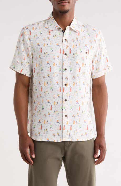 Happy Hour Modal Textured Button Shirt