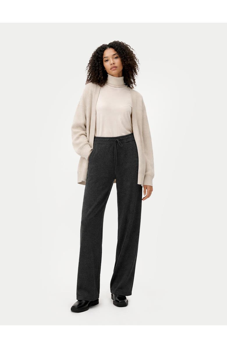 GOBI Mongolian Cashmere Cashmere Straight Leg Jogger With Contrast Side, Alternate, color, 