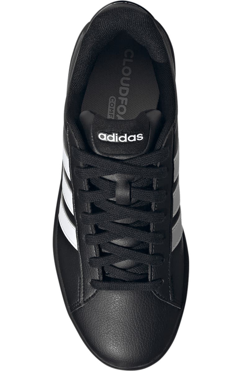 adidas Grand Court 3.0 Sneaker, Alternate, color, Core Black/ White/ White