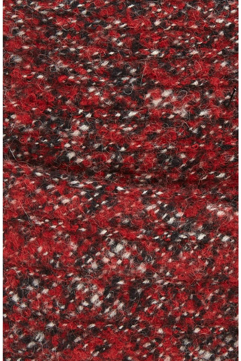 The Cuff Woven Cloche, Alternate, color, RED PLAID BOUCLE