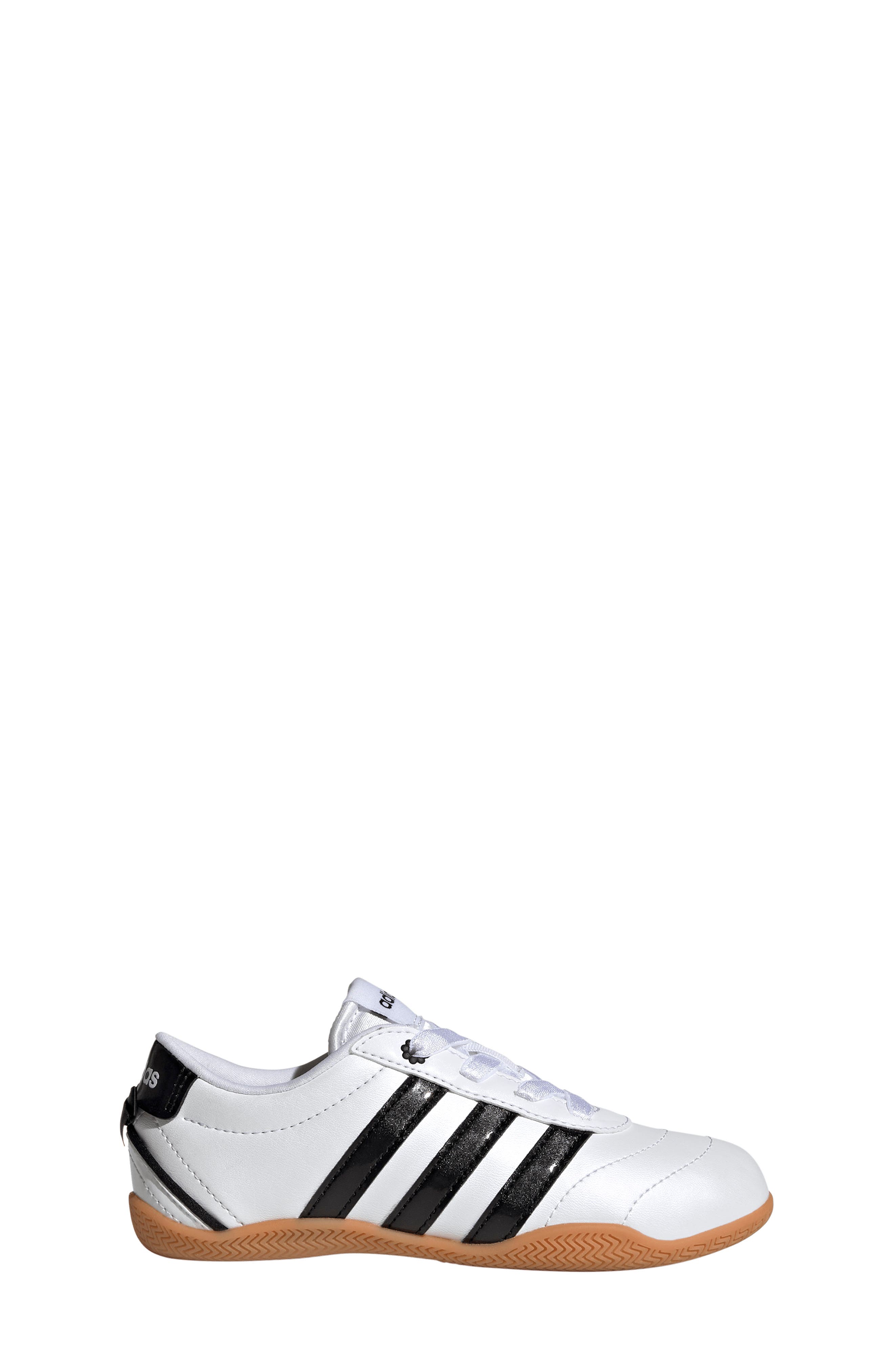 Kids' Grand Court Lo Sneaker, Alternate, color, WHITE/ CORE BLACK/ YELLOW