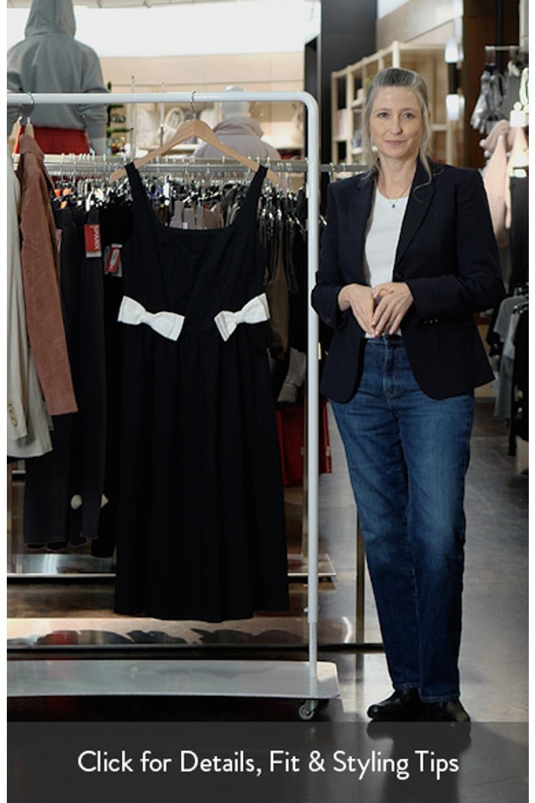 Lizzy Bow Trim Midi Dress video