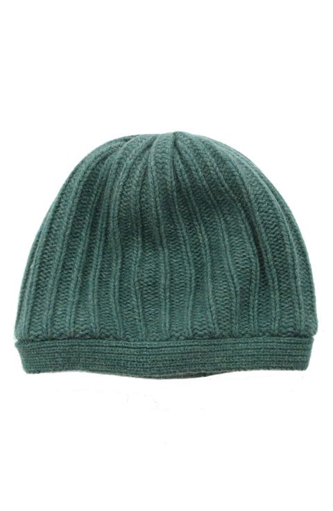 Rickrack Stitch Wool Blend Beanie