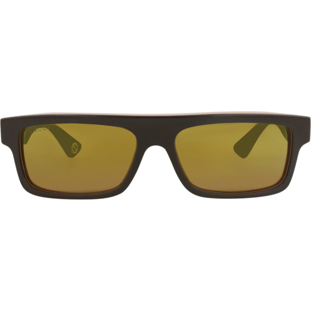 Gucci Novelty Sunglasses in Brown Brown Gold at Nordstrom Rack