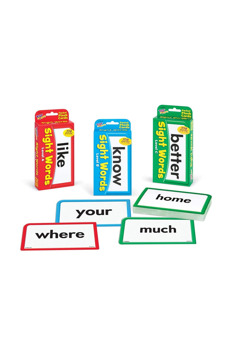 TREND Enterprises Sight Words Flash Cards Bundle, Main, color, Multicolored