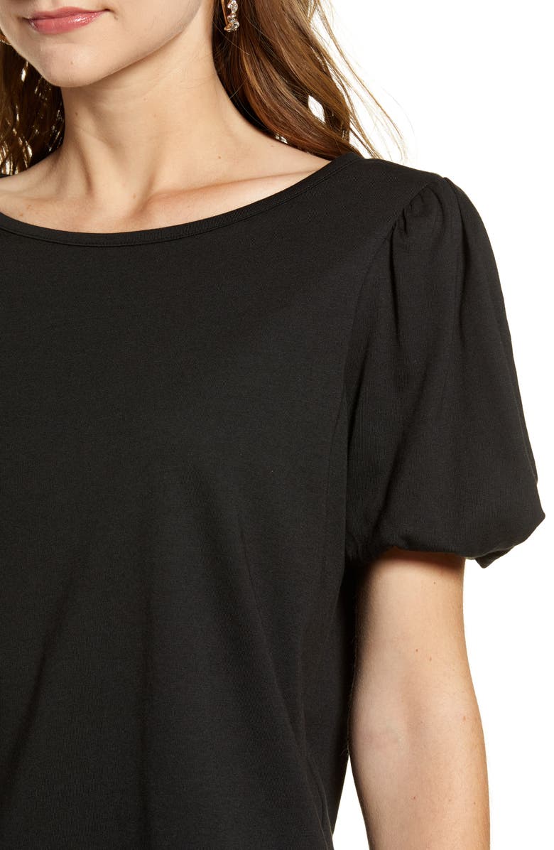 Rachel Parcell Bubble Sleeve Tee, Alternate, color,