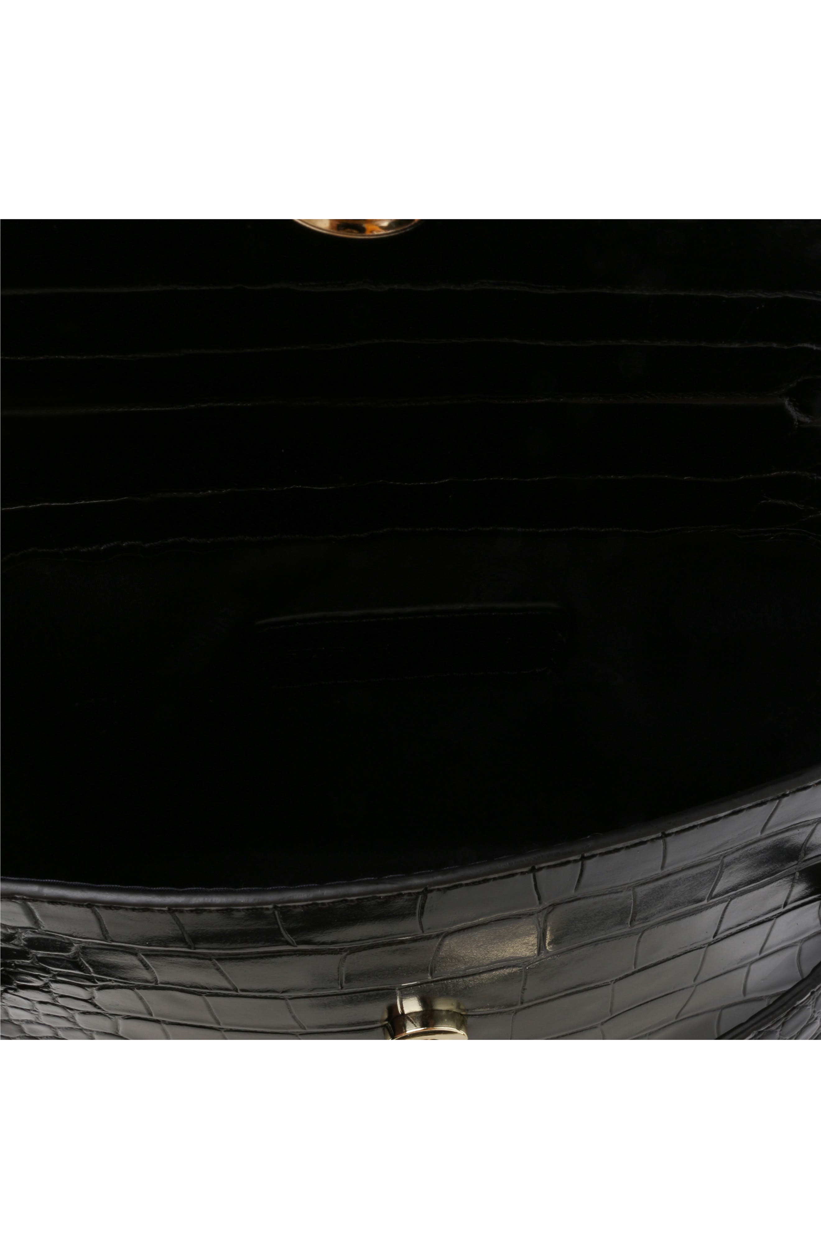 Steve Madden Dignify Croc Embossed Crossbody Bag, Alternate, color, 