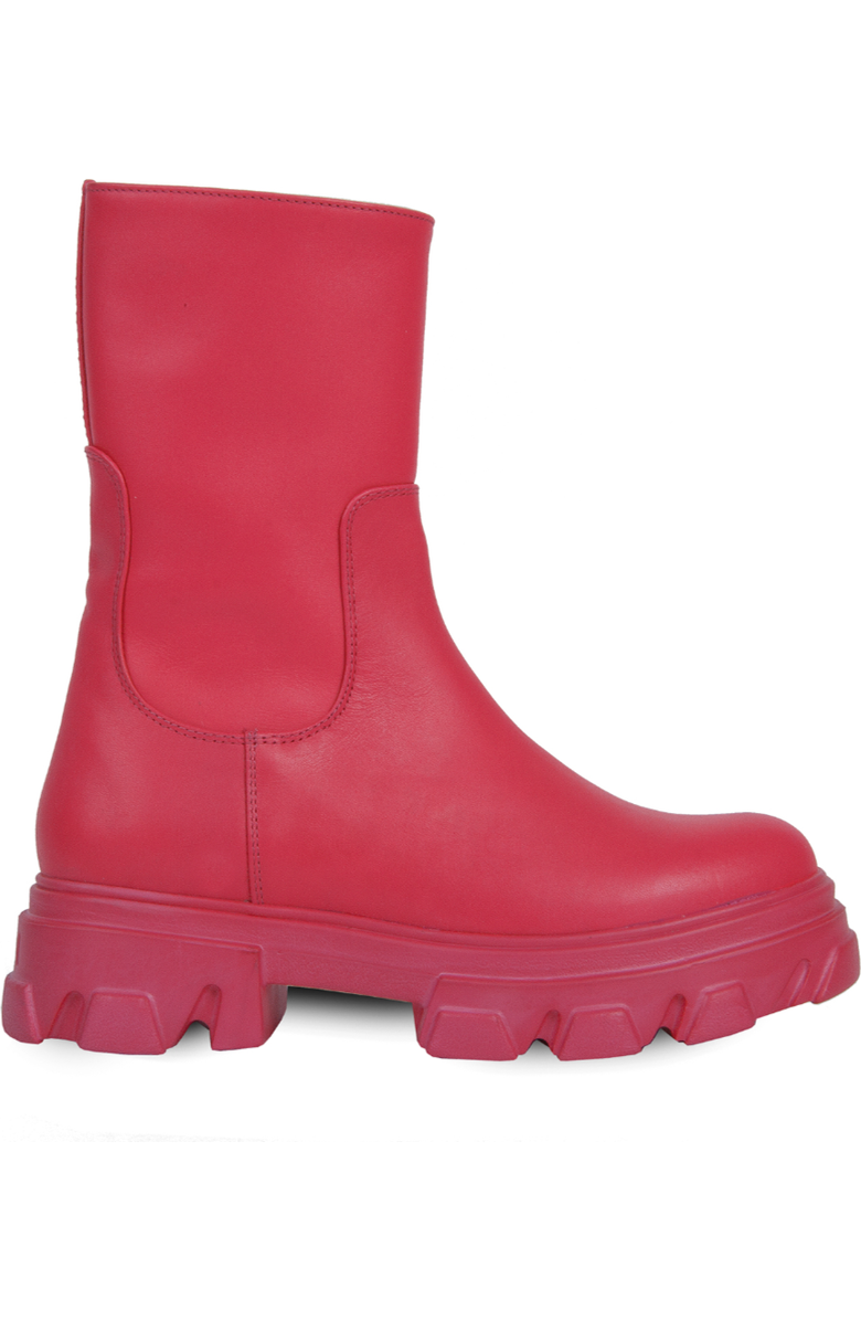 URBNKICKS Lydia Leather Boots, Alternate, color, Pink