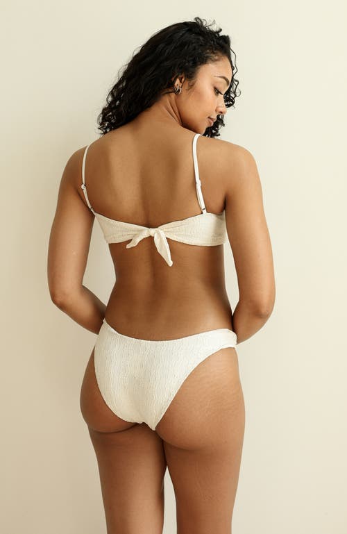 Dippin Daisys North Shore Cheeky Bikini Bottom In Cream