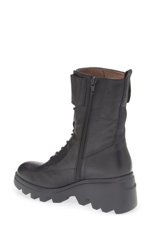 Wonders G-7021 Combat Boot In Black