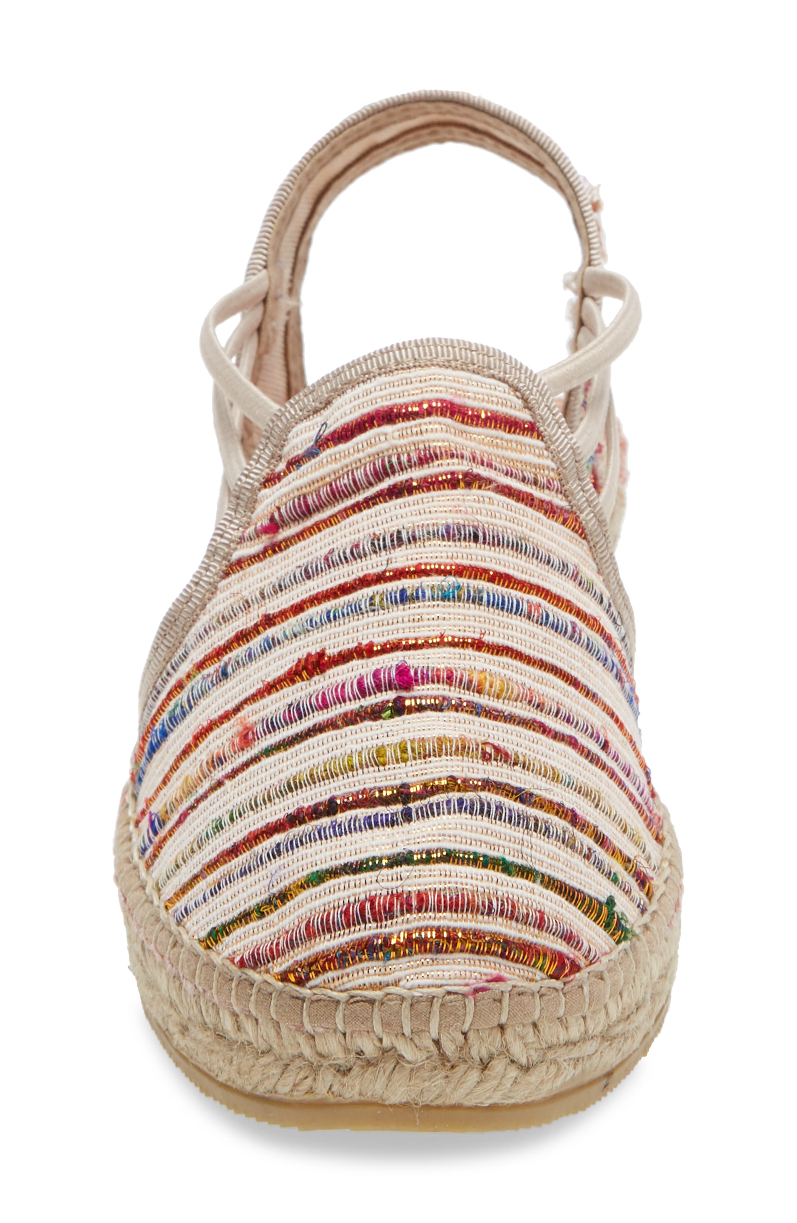 'Noa' Espadrille Sandal, Alternate, color, MULTI FABRIC