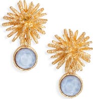 Karine Sultan Starburst X Drop Earrings