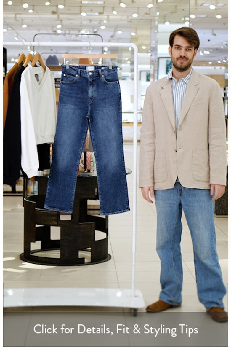 The Ruler High Waist Ankle Straight Leg Jeans video