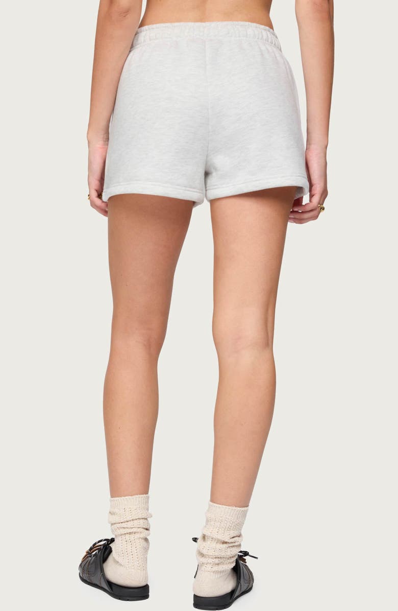 EDIKTED Big Love Sweat Shorts, Alternate, color, Gray-Melange