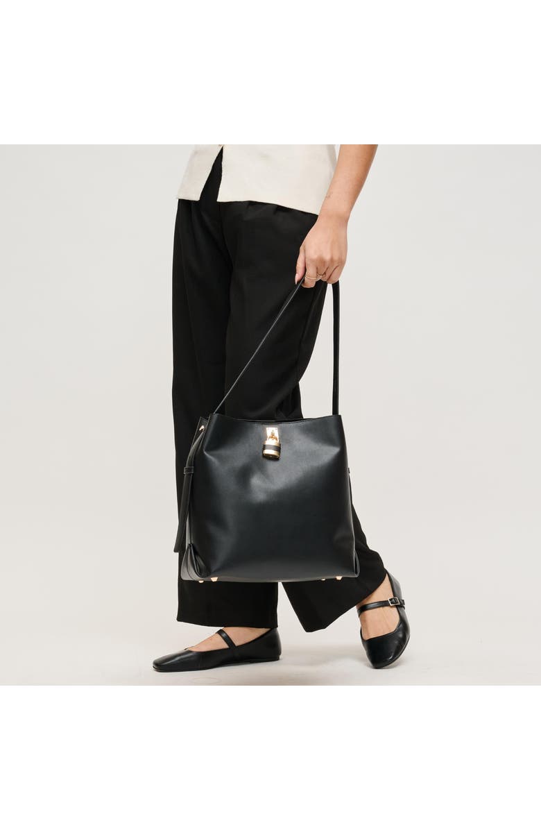 URBAN EXPRESSIONS HANDBAGS Caroline Hobo, Main, color, Black