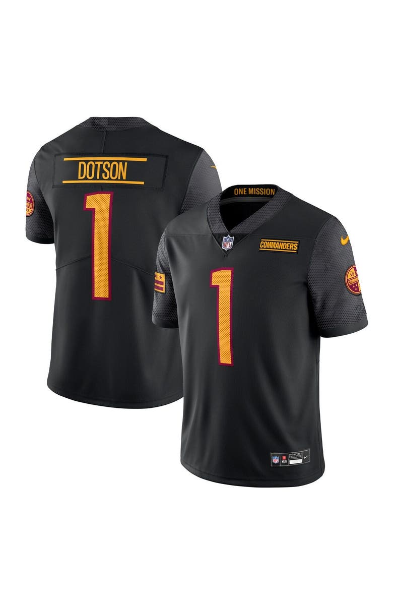 Nike Men's Nike Jahan Dotson Black Washington Commanders Alternate Vapor Untouchable Limited Jersey, Main, color, Black