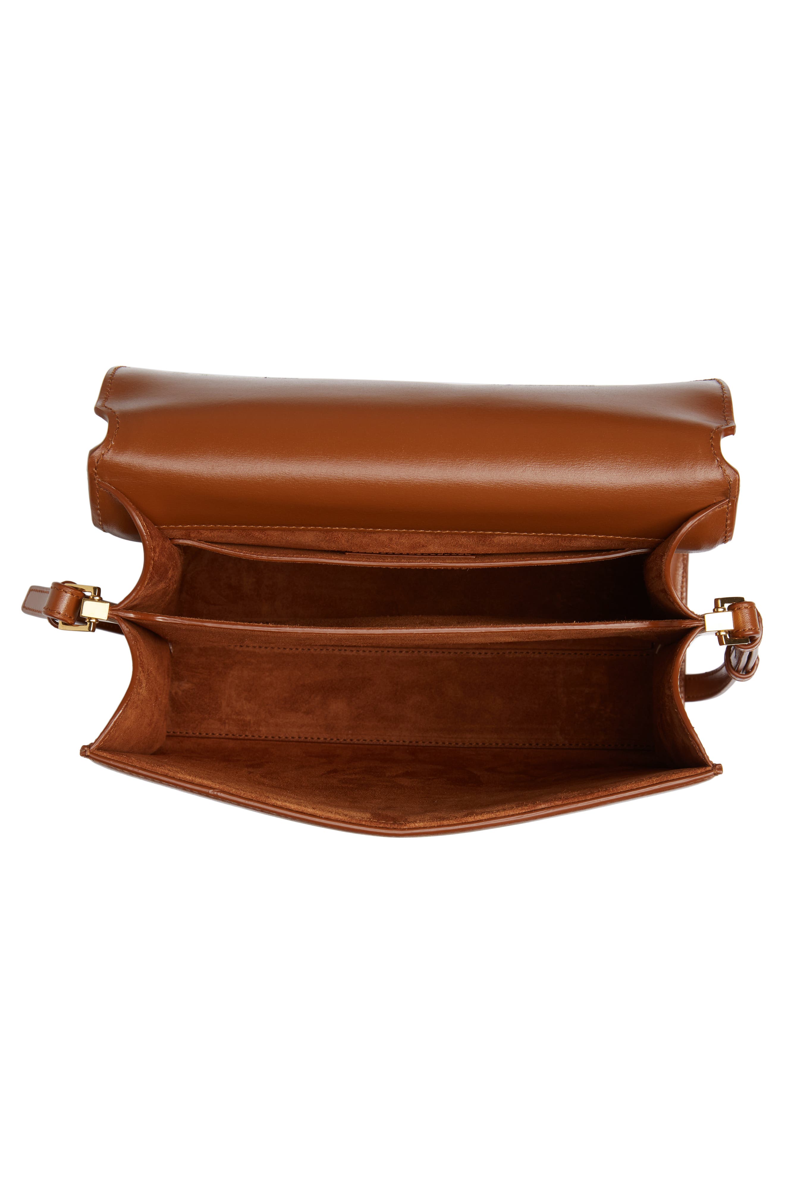 Saint Laurent Medium Cassandre Canvas & Leather Shoulder Bag, Alternate, color, 