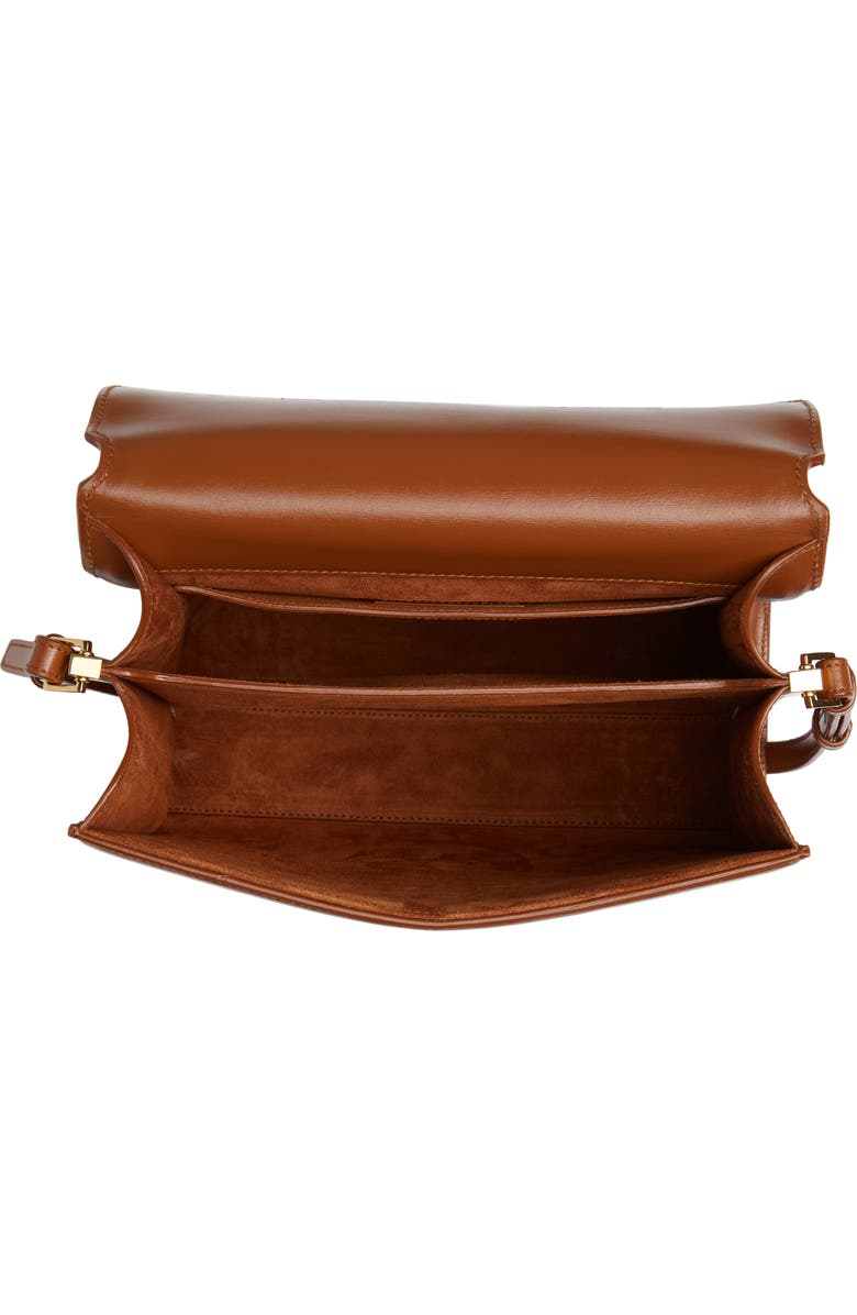 Saint Laurent Medium Cassandre Canvas & Leather Shoulder Bag, Alternate, color,