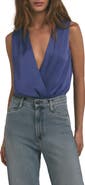 Favorite Daughter The Date Sleeveless Wrap Bodysuit