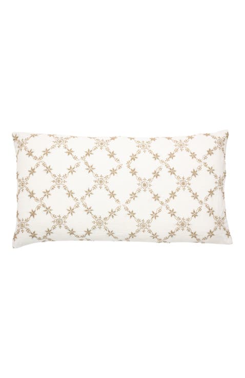 Grace Lucknow Lumbar Pillow Cover Shell Linen