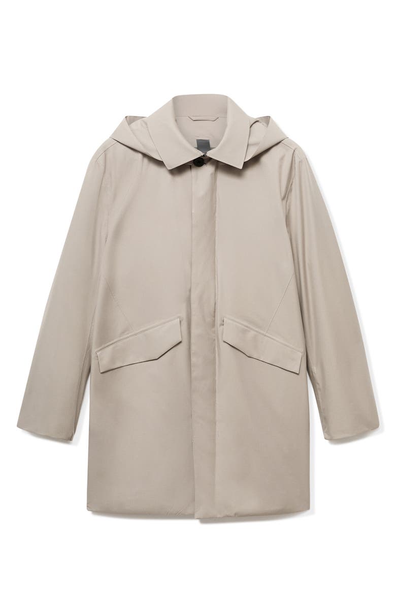 MANGO Waterproof Thermolite<sup>®</sup> Barn Jacket, Alternate, color, Ice Grey