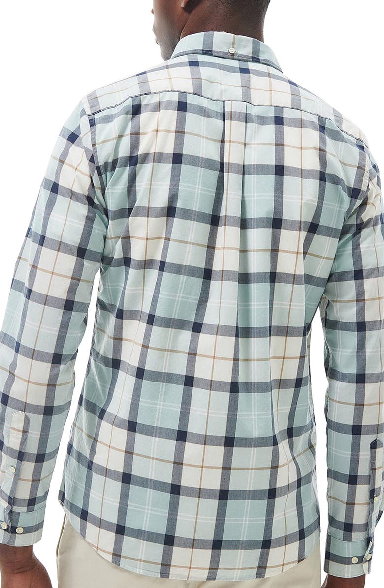 Barbour Rawley Tailored Fit Plaid Cotton Button-Down Shirt, Alternate, color, 