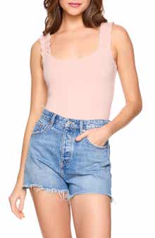 Susana Monaco Ruffle Strap Tank Top