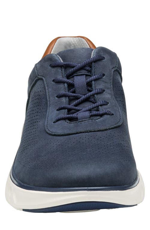 Johnston & Murphy Reactivate Sneaker In Navy Nubuck