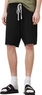 AllSaints Helix Straight Fit Cotton Blend Sweat Shorts