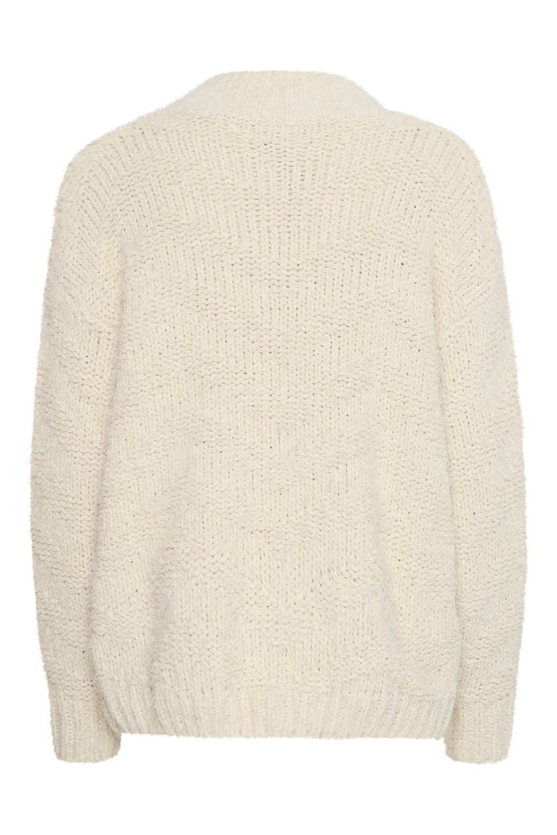 Knit Mock Neck Sweater, Alternate, color, BIRCH