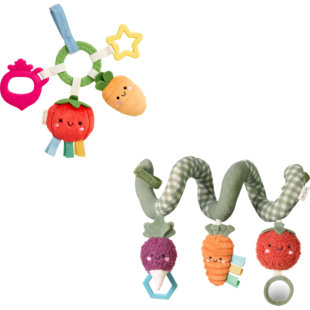 Itzy Ritzy Kids' Itzy Veggie Voyage Bundle In Multi