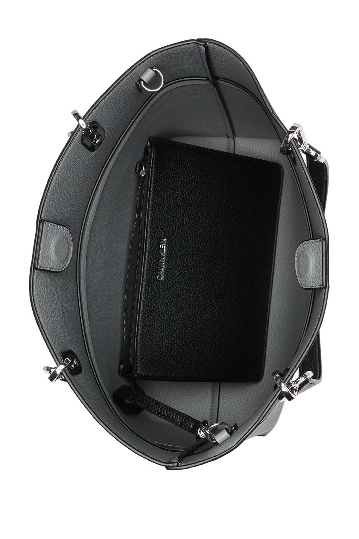 Calvin Klein Novelty Jet Link Tote Bag, Alternate, color, 