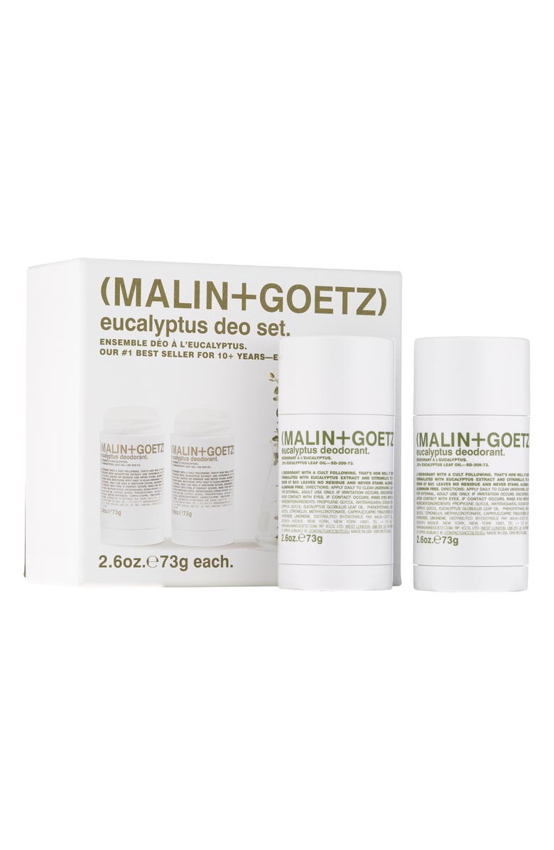 MALIN+GOETZ Eucalyptus Deodorant Set $48 Value, Alternate, color, 