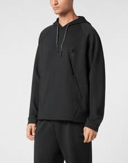 PLEIN SPORT Technical Oversize Hoodie Sweatshirt Ls Men